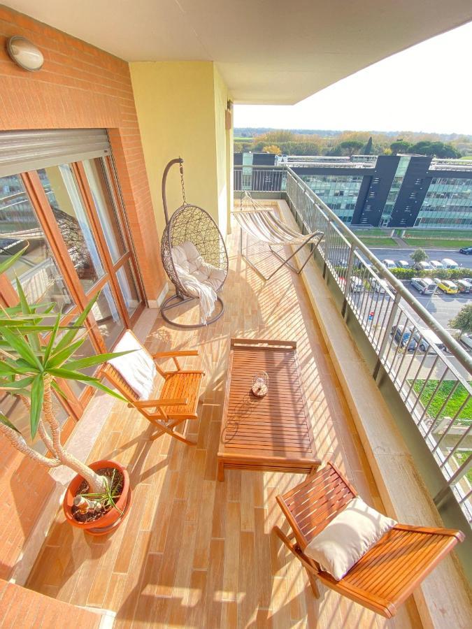Golden Hour Apartment - Panoramic Terrace פיומיצ'ינו מראה חיצוני תמונה