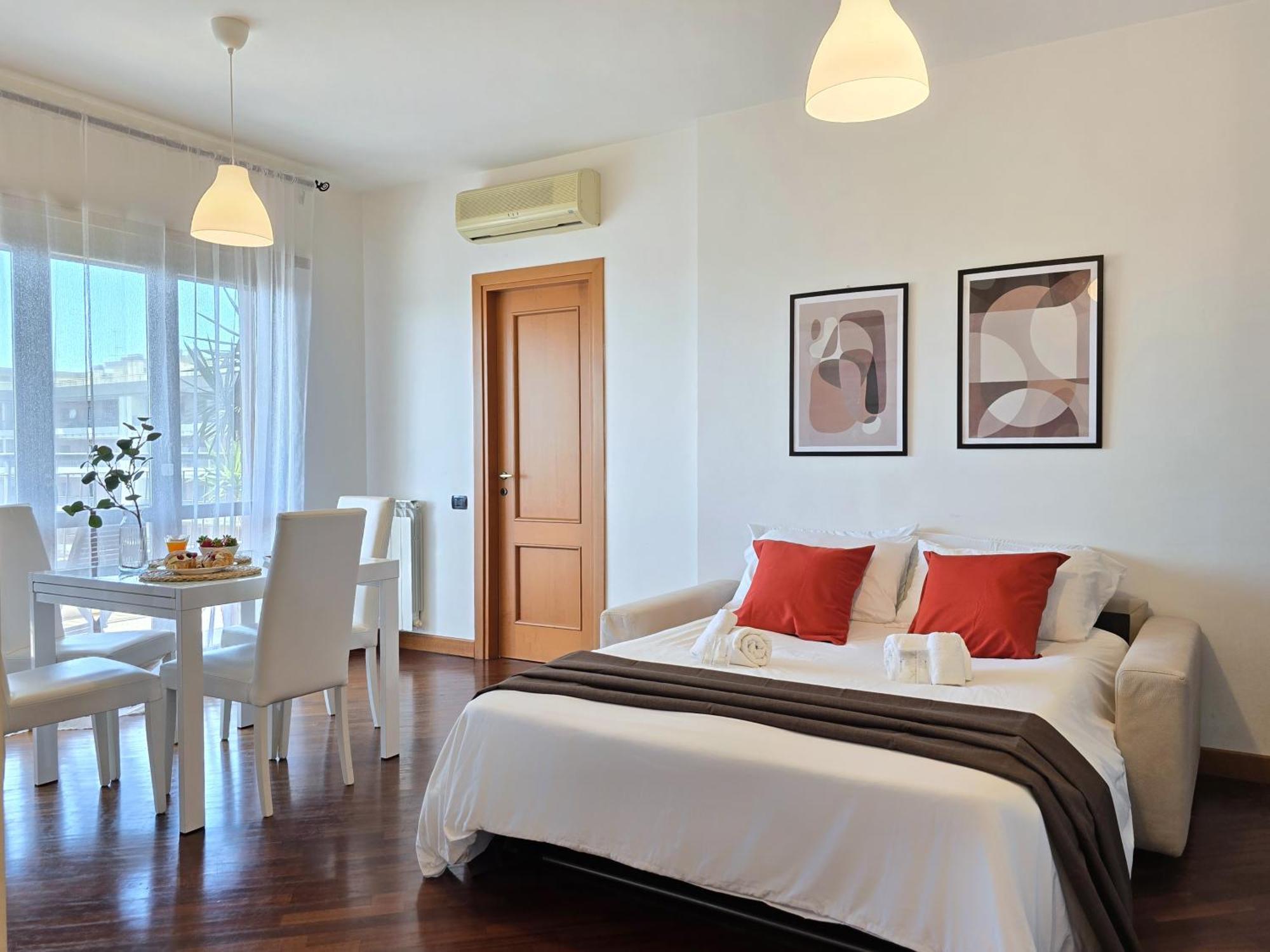 Golden Hour Apartment - Panoramic Terrace פיומיצ'ינו מראה חיצוני תמונה